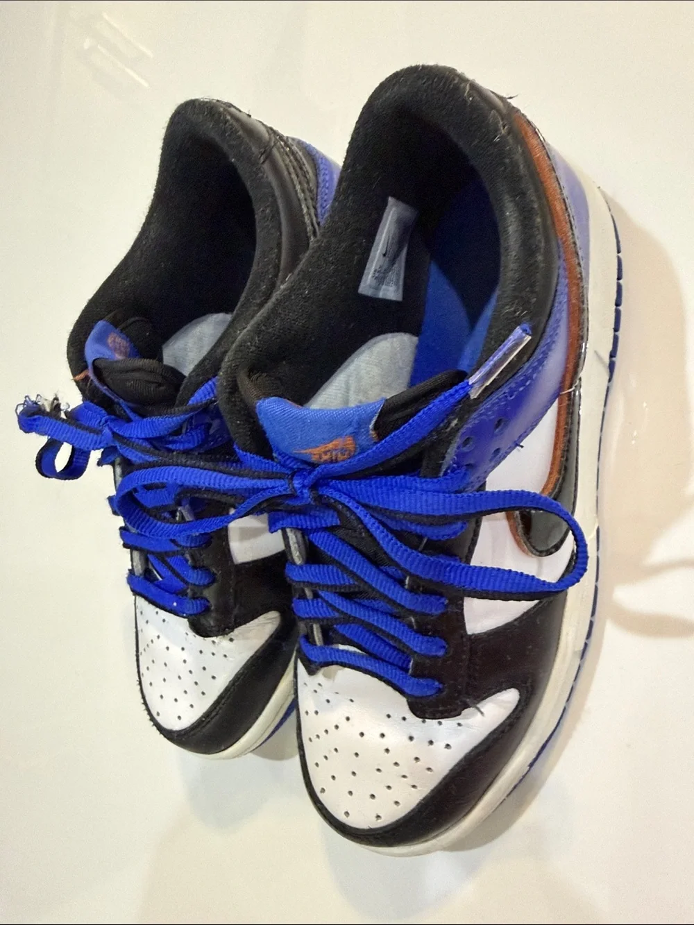Nike Dunk Low SE Racer Blue Black White Kids 5.5Y